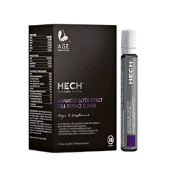HECH 6th Generation Anti-Glycation Drink, AGE Oral Liquid, Brightening and Anti-Yellowing, 12 Bottles