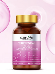 Sorlife穀胱甘肽膠囊煥亮膚色內服膠原蛋白菸鹼醯胺透明酸原廠進口正品 - HALOHK