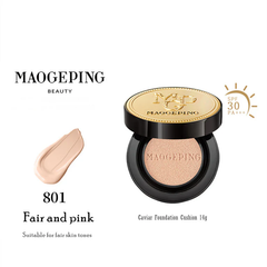 MAOGEPING Luxurious Caviar Cushion Foundation SPF30 PA+++ (Dry Skin) 14g #801
