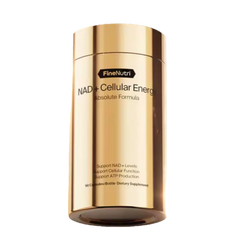 FineNutri NAD+ Cellular Rejuvenation Energy Bottle | Patented NR, Ergothioneine, & PQQ Anti-Aging Capsules, 90 Capsules