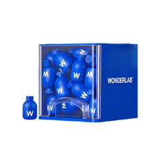 WONDERLAB Probiotic Small Blue Bottle: All-in-One Digestive Support for Adults