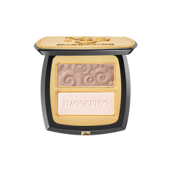 MAOGEPING Sculpting Contour & Highlight Powder Palette, Matte Finish, Dual-Tone, 4.5g #801