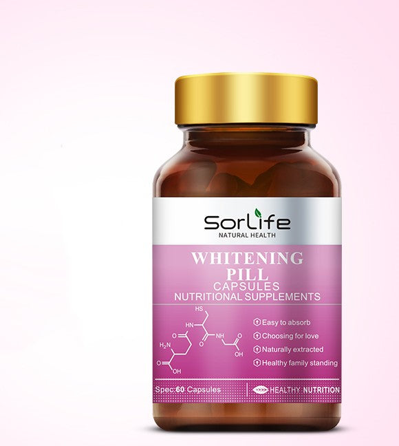 Sorlife穀胱甘肽膠囊煥亮膚色內服膠原蛋白菸鹼醯胺透明酸原廠進口正品 - HALOHK