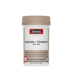 Swisse Calcium + Vitamin D for Seniors Bone Health 300 Tablets