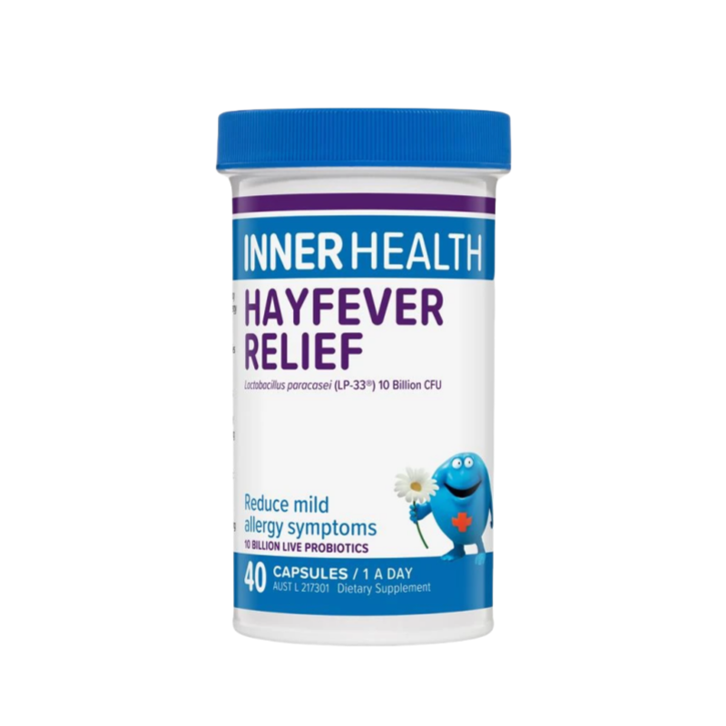 INNER HEALTH 舒鼻敏感益生菌lp33副乾酪乳桿菌大人兒童40粒 - HALOHK