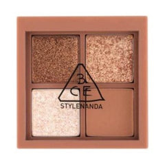 3CE Mini Multi Eye Color Palette #Casual Talk | Soft brown tones for versatile looks that transition easily from day to night.