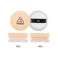 3CE Natural Finish Loose Powder 8.5g | Oil-Control Pore-Blurring Setting Powder