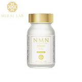 MIRAI LAB 新興和 NMN PURE 3000+ 煙酰胺單核苷酸補充NAD高純度逆齡美肌丸長壽基因緊實肌膚恢復睡眠膠囊60粒 日本直送