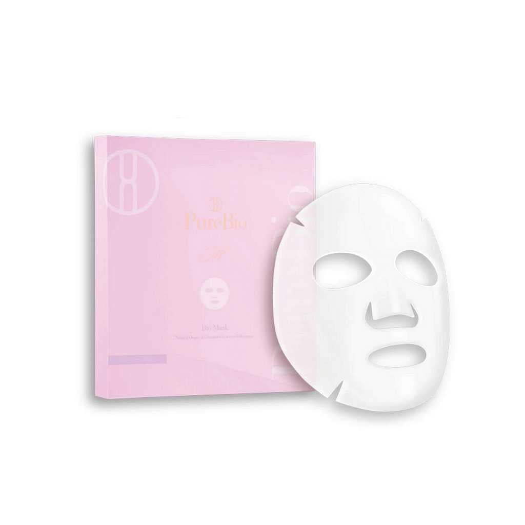 PureBio重生面膜 生物纖維 膜修復抗衰緊緻 保濕 透亮 嫩白 4片 PureBio
