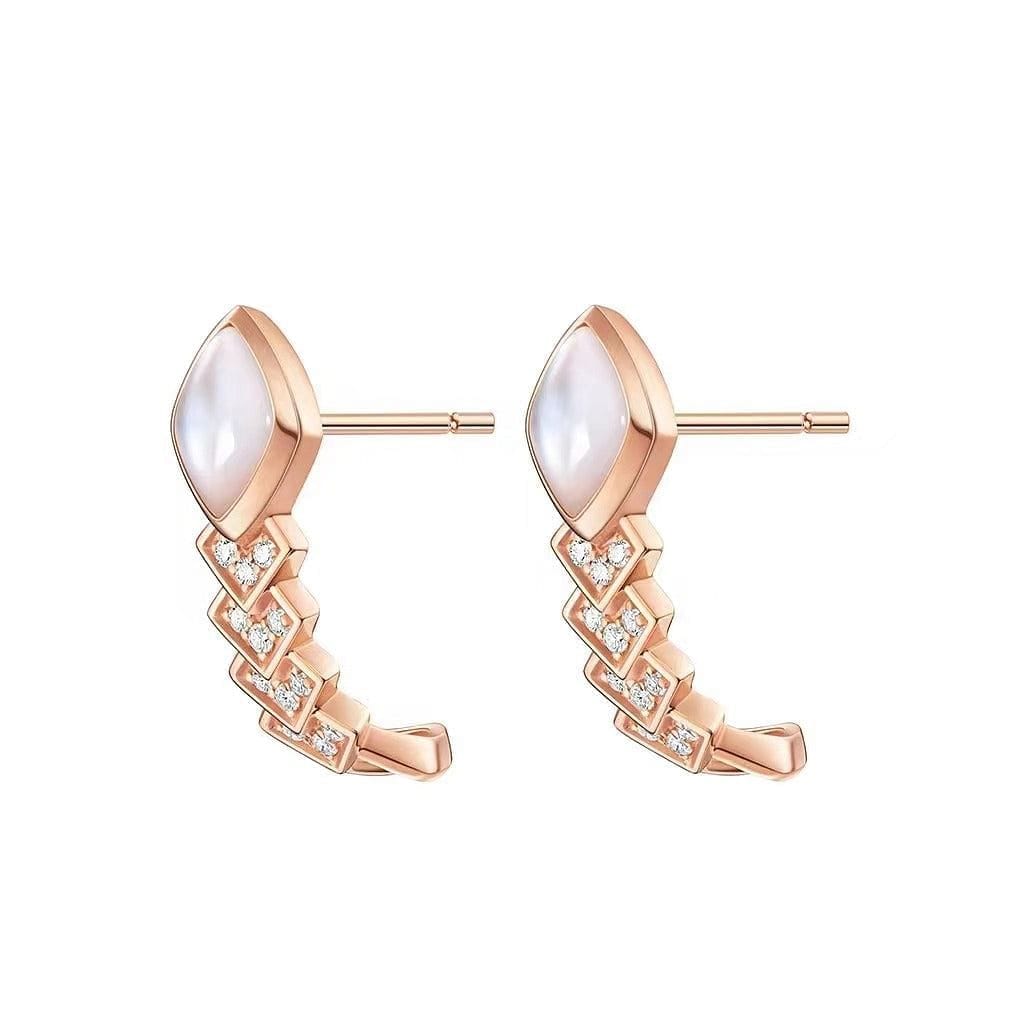 The Vzusa 美杜莎 瑟爾本特系列 18K金鑽石耳釘耳飾 ARTISTIC & CO