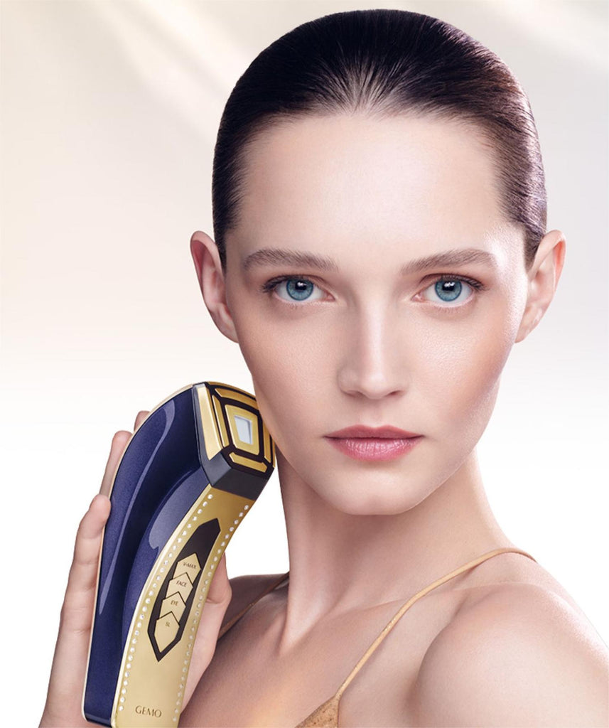 GEMO金茉 奢華冰射頻美容儀：極致奢華，凍齡提拉，為您的肌膚鑄造黃金時光