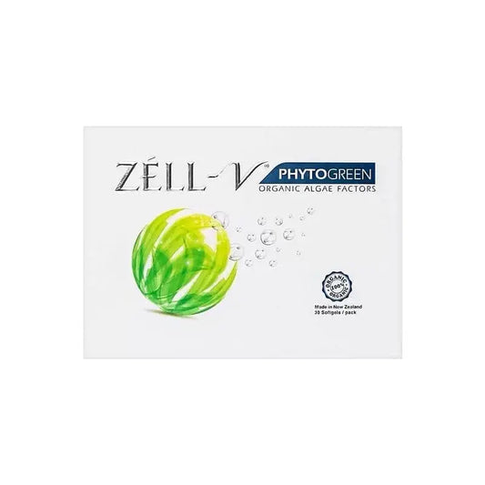 淡斑美白，清肺抗衰老，ZELL-V Phytogreen藍綠藻細胞因子，30粒供您享受年轻活力！ HALOHK