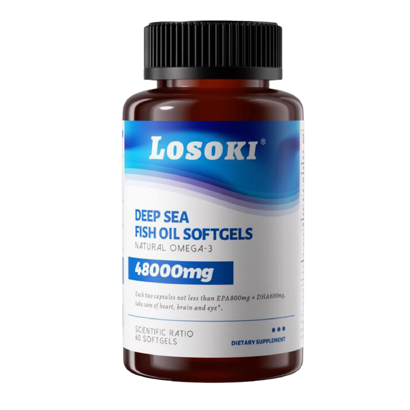 LOSOKI 深海魚油軟膠囊 48000mg｜高純度 Omega-3