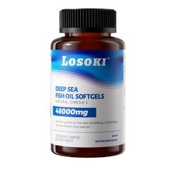 LOSOKI 深海魚油軟膠囊 48000mg｜高純度 Omega-3