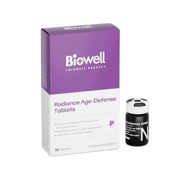 白諾優Biowell濾鏡片蘋果胞四氫薑黃素玻尿酸葡萄籽萃取物
