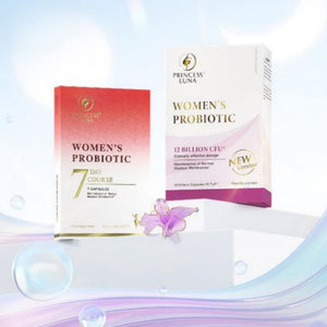 PRINCESS LUNA Women's Probiotic 7 Day Course & Women's Probiotic 12 Billion CFU+ - HALOHK