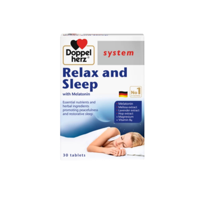 DOPPELHERZ 褪黑素放鬆助眠片 30 片