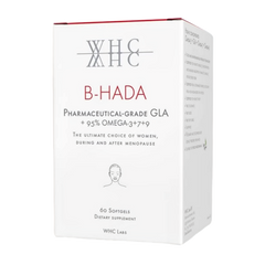 WHC B-HADA 白月光 四重 Omega 養顏魚油｜調節內分泌 護膚養髮祛痘美白