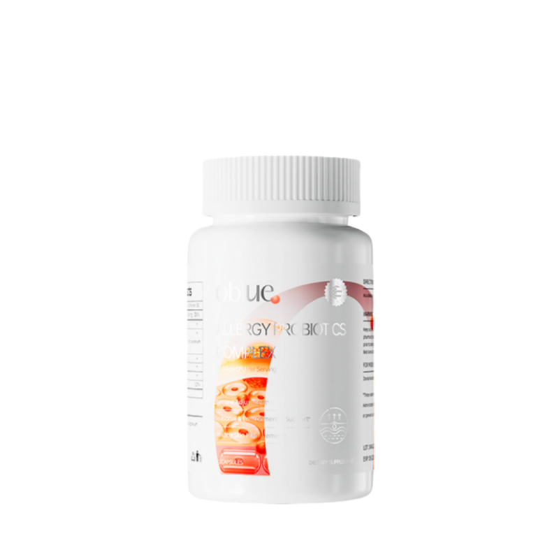 OBLUE Allergy Probiotic Complex clears nose discomfort and improves nasal allergies, respiratory tract constitution and immunity