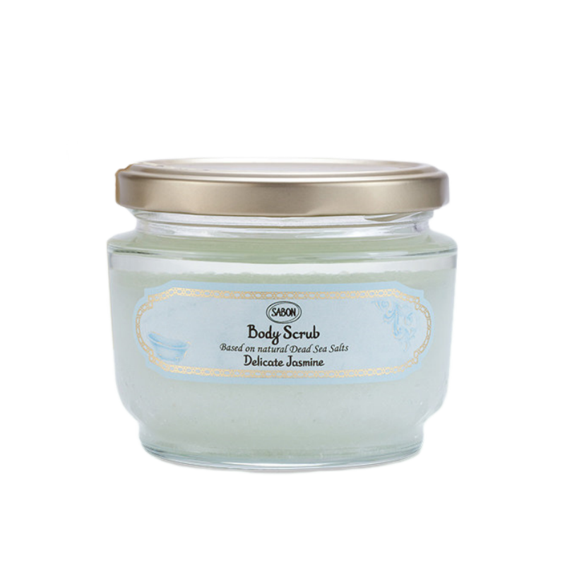 SABON 死海身體磨砂｜Delicate Jasmine 淡雅茉莉｜地中海 SPA 級拋光嫩膚儀式