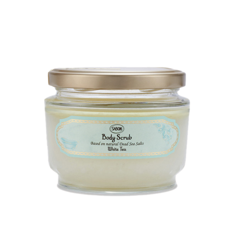 SABON 死海身體磨砂｜White Tea 白茶｜地中海 SPA 級拋光嫩膚儀式