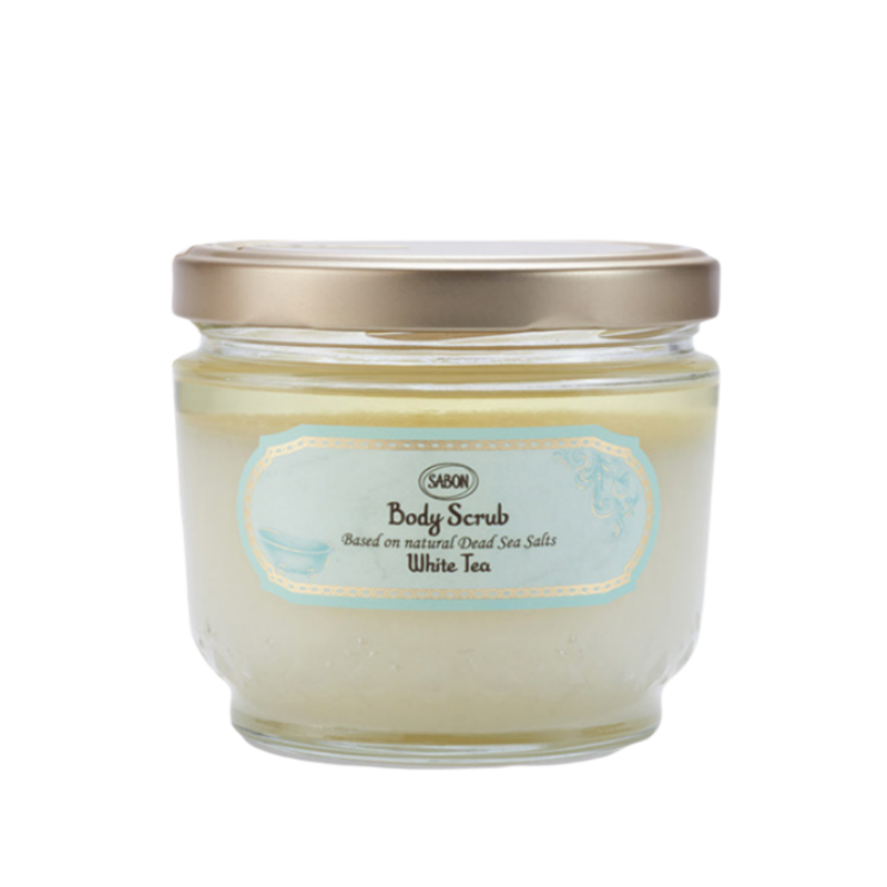 SABON 死海身體磨砂｜White Tea 白茶｜地中海 SPA 級拋光嫩膚儀式