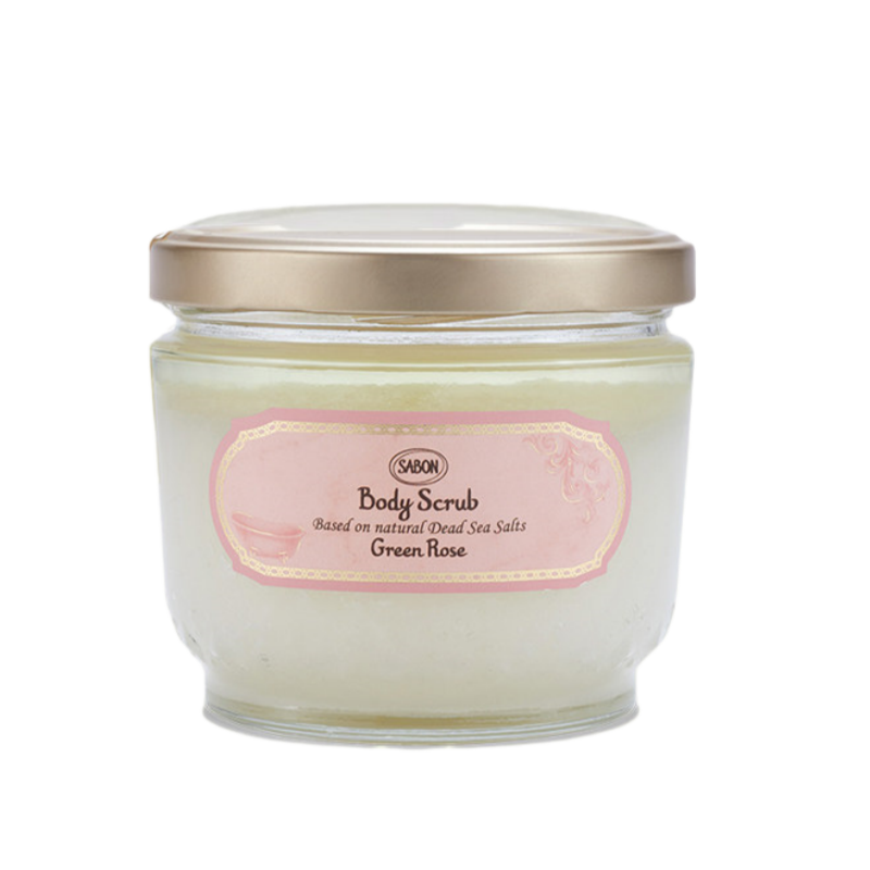 SABON 死海身體磨砂｜Green Rose 綠玫瑰｜地中海 SPA 級拋光嫩膚儀式