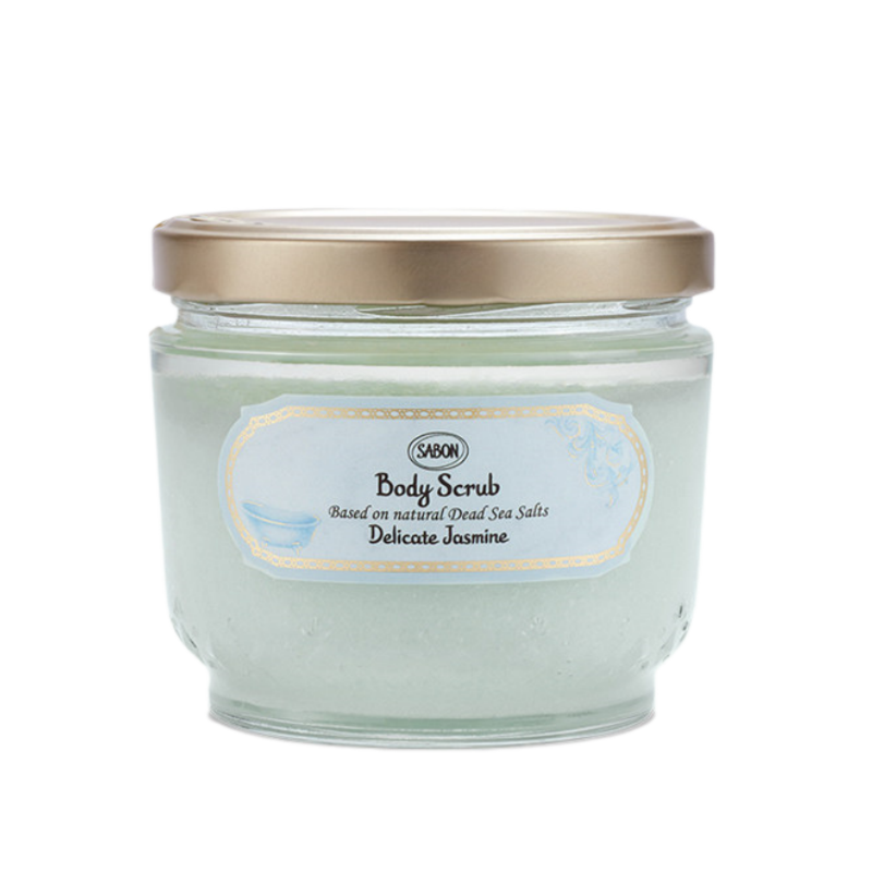 SABON 死海身體磨砂｜Delicate Jasmine 淡雅茉莉｜地中海 SPA 級拋光嫩膚儀式