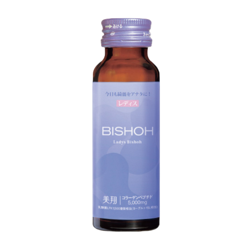Bishoh美翔膠原蛋白勝肽飲口服液2500億LFK乳酸菌 10支 x 50ml