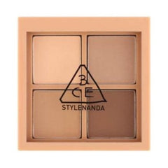 3CE 迷你多色眼影盤 C#Flat Call | 經典霧面棕色，打造日常優雅妝容