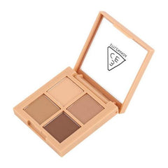 3CE 迷你多色眼影盤 C#Flat Call | 經典霧面棕色，打造日常優雅妝容