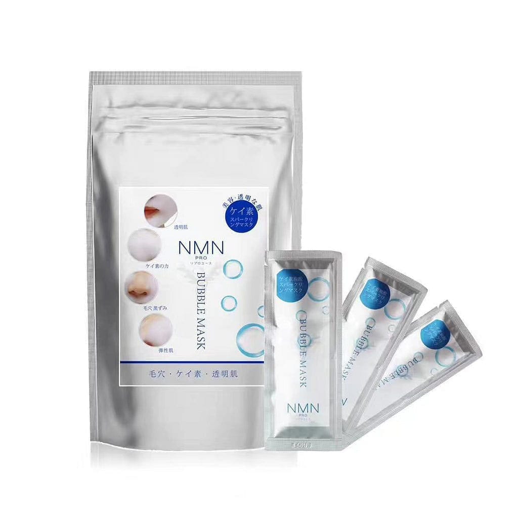 NMN pro小氣泡面膜硅素碳酸面膜深層清潔提亮膚色 15包 NMN PRO